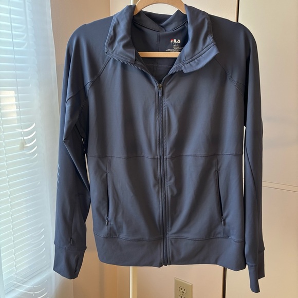 Fila Sport Blue Zip Up Track Jacket Size L NWOT - Picture 2 of 5